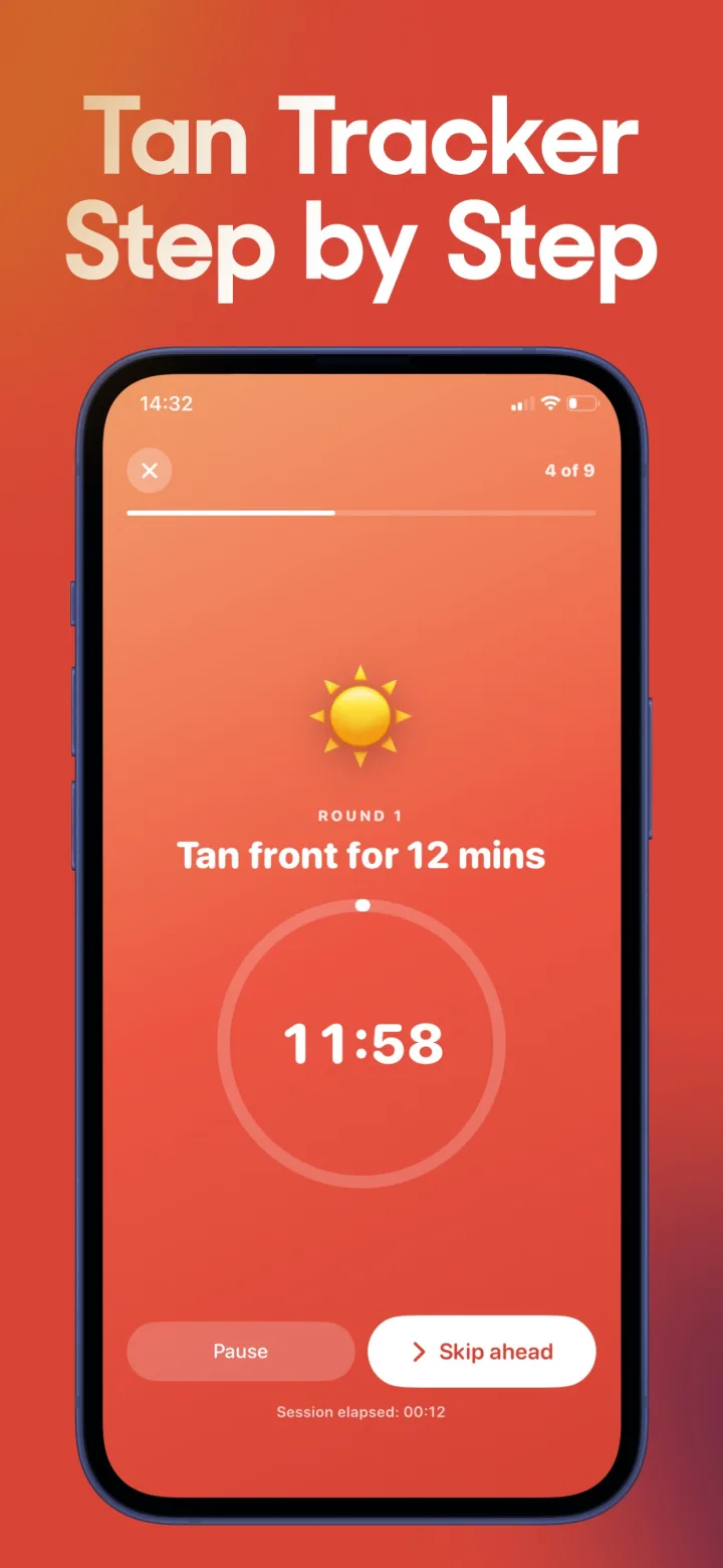 Tanning App — Guided Tan Tracker